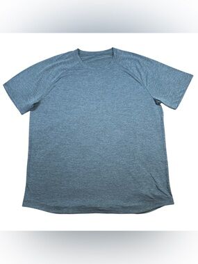 CRZ YOGA Heather Blue Short Sleeve Performance Tee Men’s XL Brand New With Tags